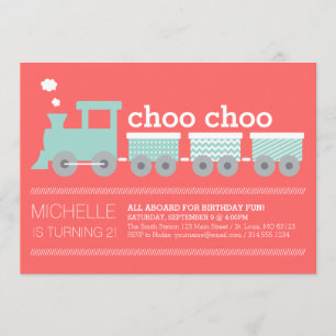 Convite do Trem Choo Choo