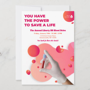 Convite Doação de Sangue