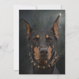 Convite Doberman Pinscher