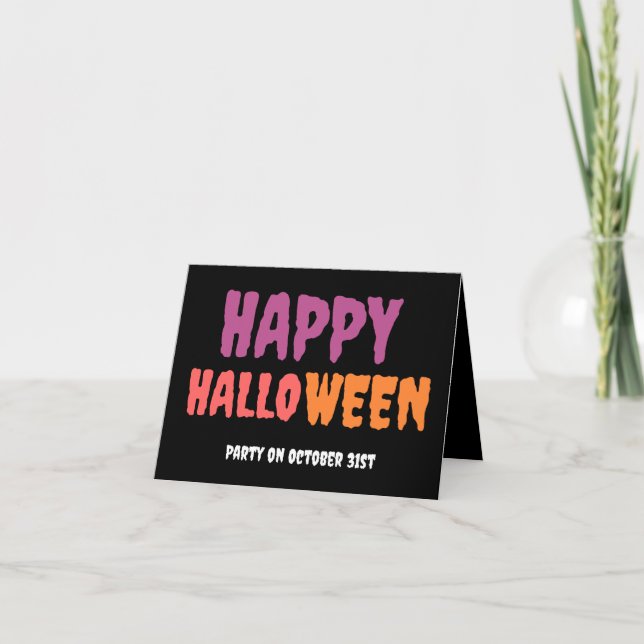 Convite dobrado (Frente)