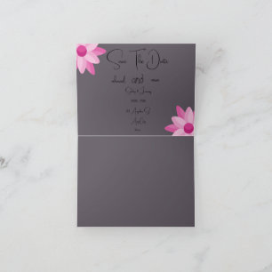 Convite Dobrado Horizontal Pequeno, 4" x 5,6" -