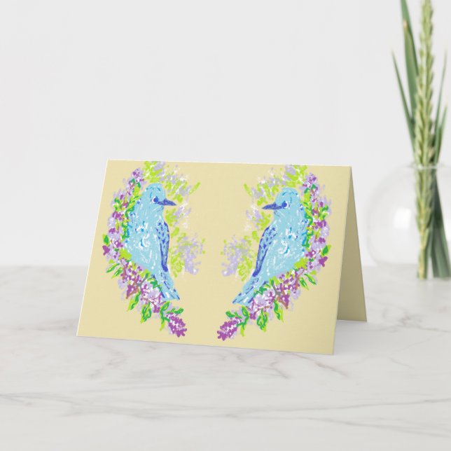 Convite dobrado : Noivado ou casamento (Frente)