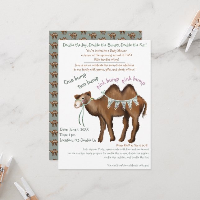 Convite Dobre a alegria, duplique o amor (Frente/Verso In Situ)