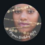Convite Doce 16º aniversário Foto Confetti Rosa Dourado<br><div class="desc">Novos convites para chic Você pode adicionar sua foto e mudar a cor do plano de fundo Qualquer outra pergunta,  por favor me conte Enyoy you life :) FlorenceKdesign Exemplo de foto de Pixably.com</div>