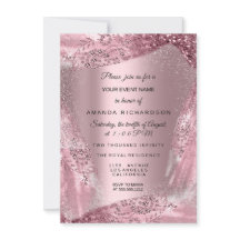 Doce 16.ª Rosa de Vestido de Diamante Bridal Quine