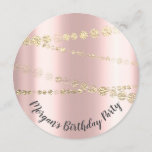 Convite Doce 16.º aniversário Confetti Rosa 15<br><div class="desc">Novos convites para chic Qualquer outra pergunta Por favor me conte Enyoy you life :) FlorenceKdesign</div>