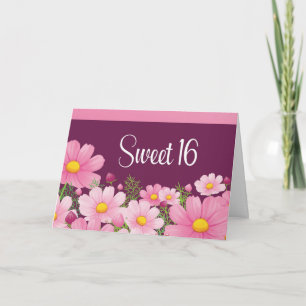Convite Doce 16 Aniversário Com Visitas Rosa