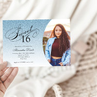 Doce 16 Aniversário - Foto De Glama Azul Claro