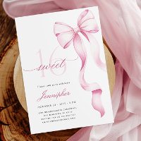 Doce Aniversário de 16 anos com Laço Rosa