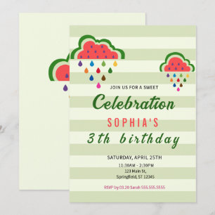 Convite Doce Aniversário do Sorvete