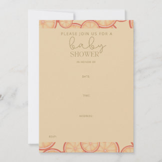 Convite Doce Blisa dos Citros: Um Novo Começo