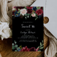 Doce Botânico Negro Russo 16 Festa de aniversário