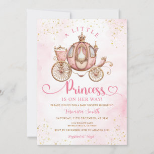 Convite Doce Carruagem de Princesinha Churrasco Real do Be