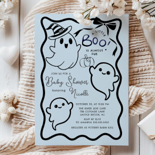 Convite Doce Chá de fraldas de Boo