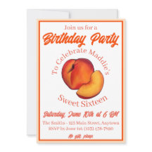 Doce como Pêssego 16 16 Sexto Aniversário