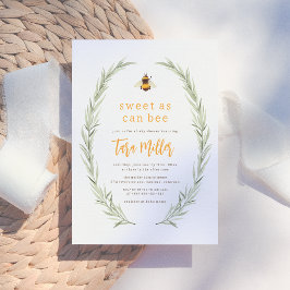 Convite Doce Como Pode Ser Chá de fraldas Rústico De Gêner