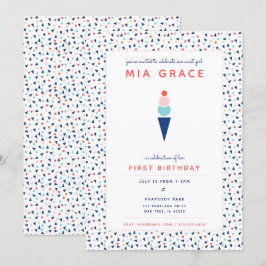 Convite Doce como Sorvete