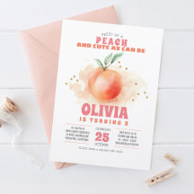 Doce como um Pêssego de Aniversário