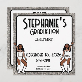 Convite Doce Dançarino de Prata Branca: #1