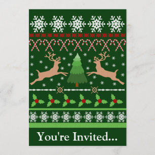 Convite Doce de Natal Feio Engraçado