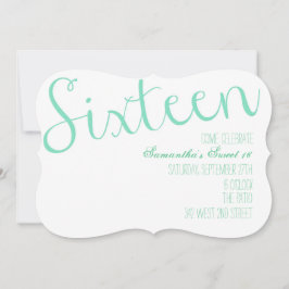Convite Doce Dezesseis