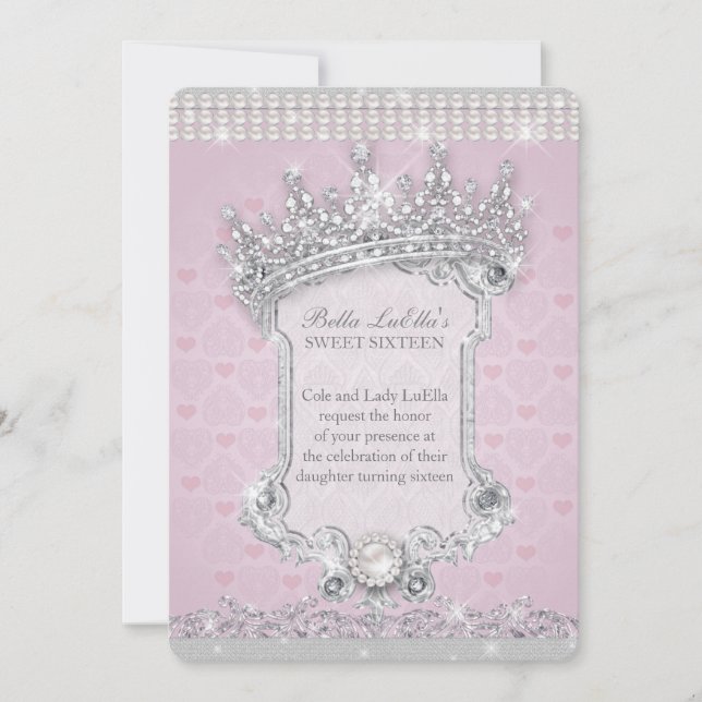 Convite Doce Dezesseis Convites, Mis Quince Anos (Frente)