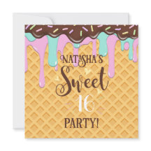 Doce Dezesseis E Dezesseis Unidades Waffle Cone