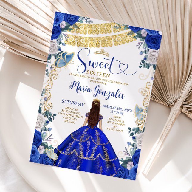 Convite Doce Dezesseis Festas de aniversário de Borboleta  (Criador carregado)