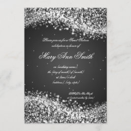 Convite Doce Dezesseis Festas de aniversário Espumantes Ne