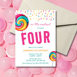 Convite Doce doce doce doce doce doce doce doce doce 4º an