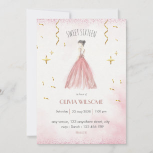 Convite Doce Elegante Sessenta Aniversário