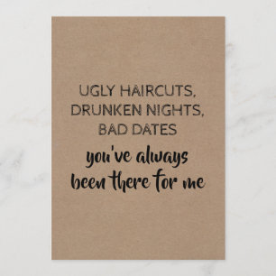 Convite Doce Engraçado Bridesmaid / Proposta de Madrinha d