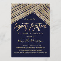 Doce geométrico 16 das listras do Sequin Dourado