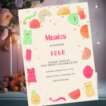 Doce Kawaii gummi candies aniversário