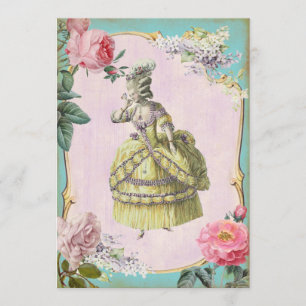 Convite Doce Marie Antoinette - RSVP /