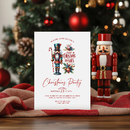Convite Doce Natal Deseja Que Festa De Noz-Cacker Convide