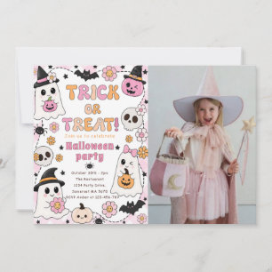 CONVITE DOCE OU TRAVESSURA CUTE HALLOWEEN