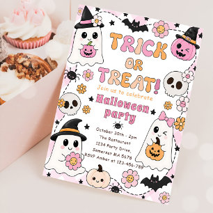 CONVITE DOCE OU TRAVESSURA FOFO HALLOWEEN