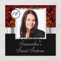 Doce preto e vermelho dezesseis do damasco