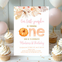 Doce Pumpkin Boho Primeiro Aniversário