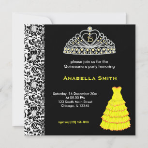 Convite Doce Quinceanera