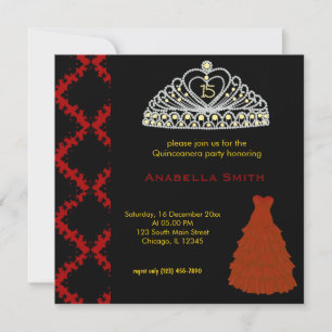 Convite Doce Quinceanera