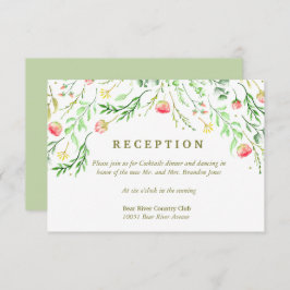 Convite Doce Romântico | RECEPÇÃO DE CASAMENTO