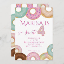 Doce Rosquinha Aniversário | Festa Colorida de Cri