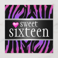 Doce roxo dezesseis da zebra do hipster