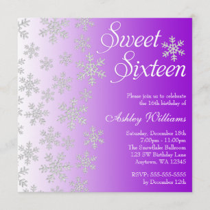 Convite Doce roxo extravagante 16 do país das maravilhas