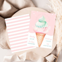 Doce Sorvete de Celebração Aniversário