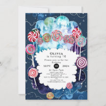 Docente editável Candyland Birthday