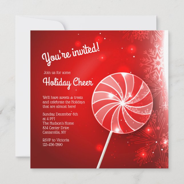 Convite Doces de Feriado (Frente)
