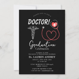 Convite Doctor Graduation Party Invitation
